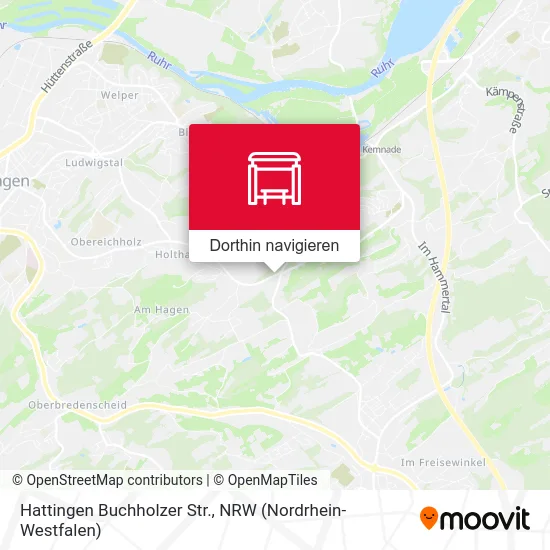 Hattingen Buchholzer Str. Karte