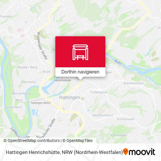 Hattingen Henrichshütte Karte