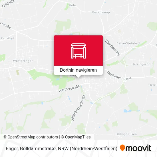 Enger, Bolldammstraße Karte