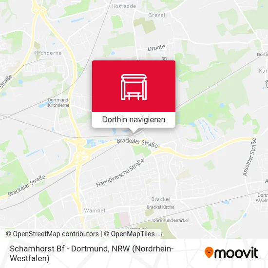 Scharnhorst Bf - Dortmund Karte