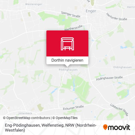 Eng-Pödinghausen, Welfenstieg Karte