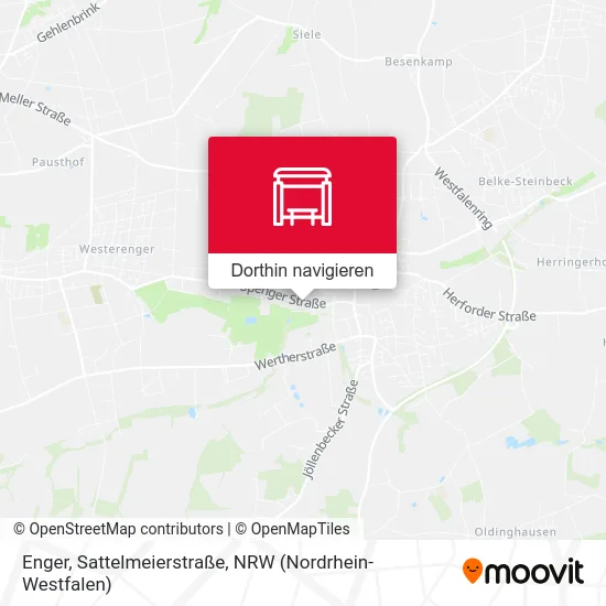 Enger, Sattelmeierstraße Karte