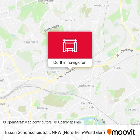 Essen Schönscheidtstr. Karte