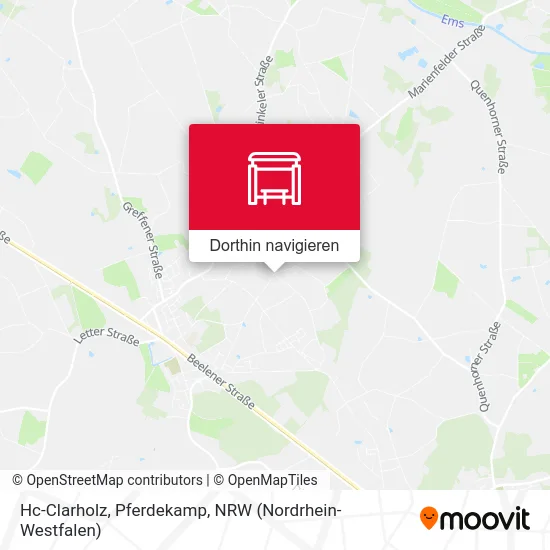 Hc-Clarholz, Pferdekamp Karte