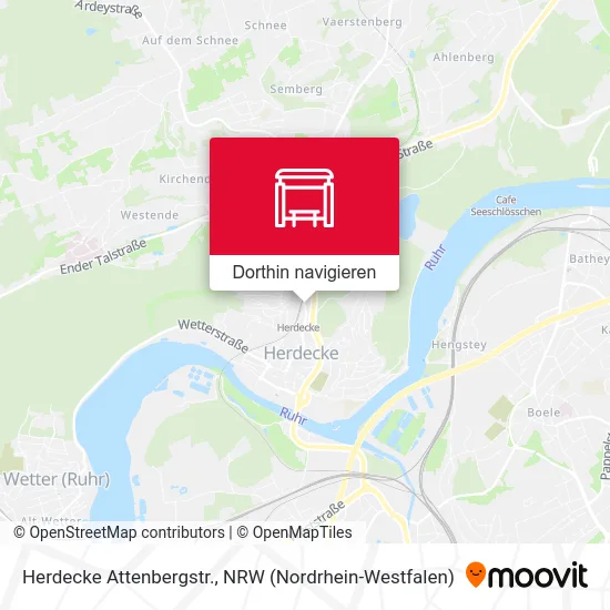 Herdecke Attenbergstr. Karte