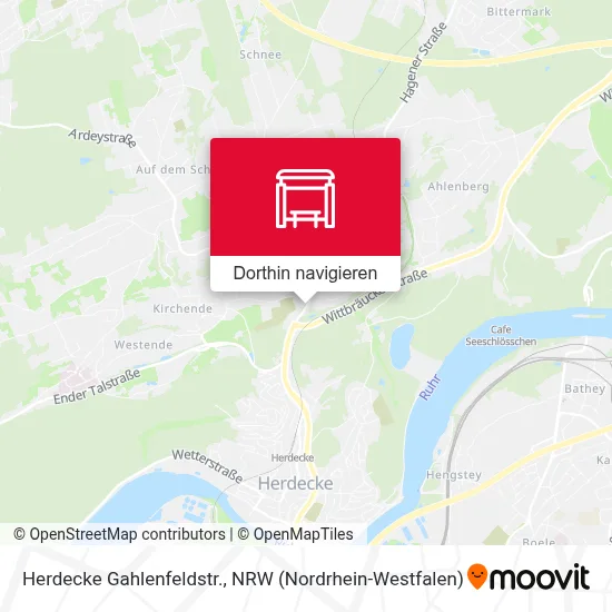 Herdecke Gahlenfeldstr. Karte