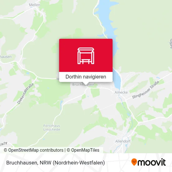 Bruchhausen Karte