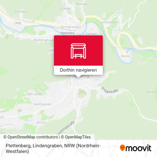Plettenberg, Lindengraben Karte
