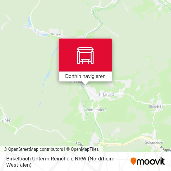 Birkelbach Unterm Reinchen Karte