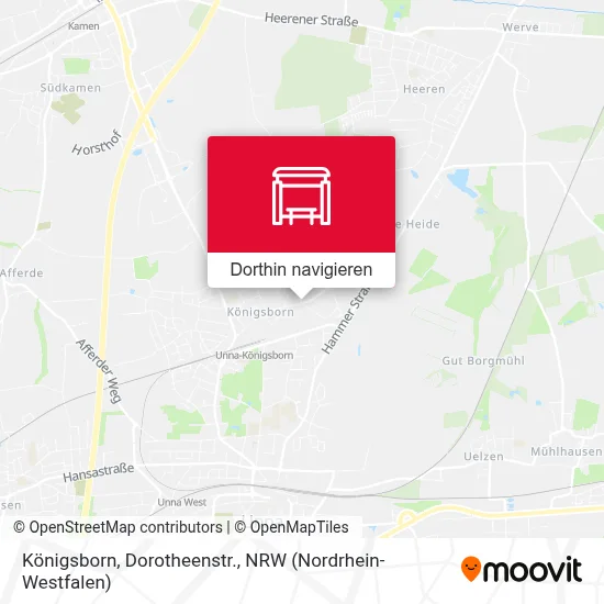 Königsborn, Dorotheenstr. Karte