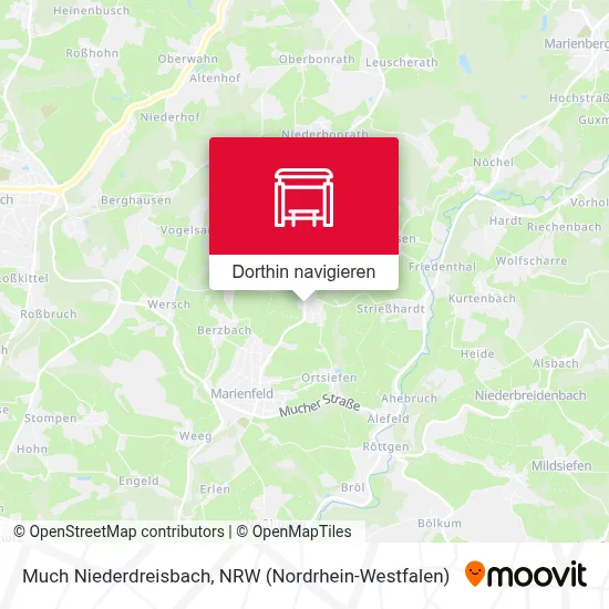 Much Niederdreisbach Karte