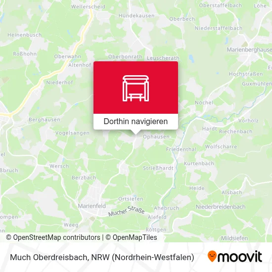Much Oberdreisbach Karte
