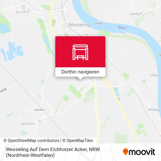 Wesseling Auf Dem Eichholzer Acker Karte