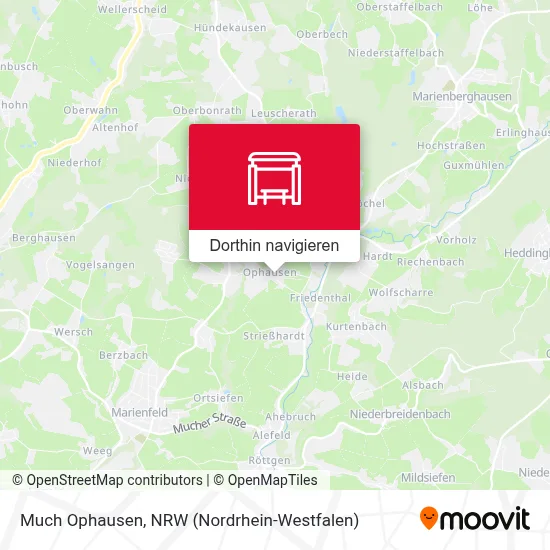 Much Ophausen Karte
