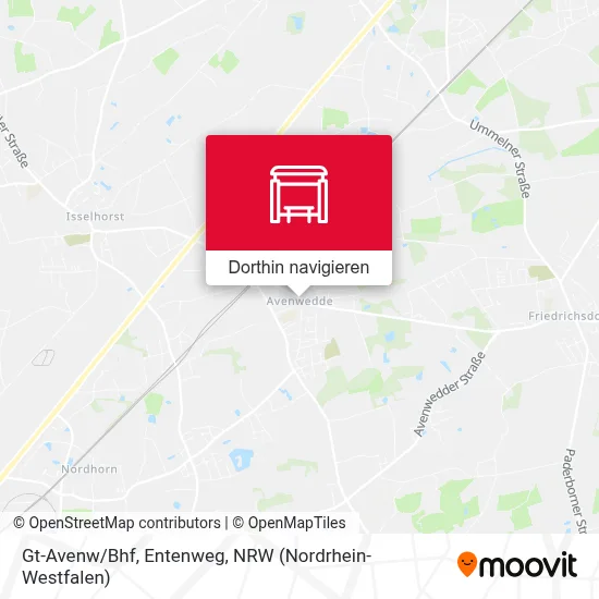 Gt-Avenw/Bhf, Entenweg Karte