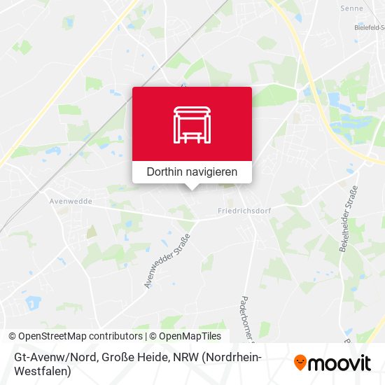 Gt-Avenw/Nord, Große Heide Karte