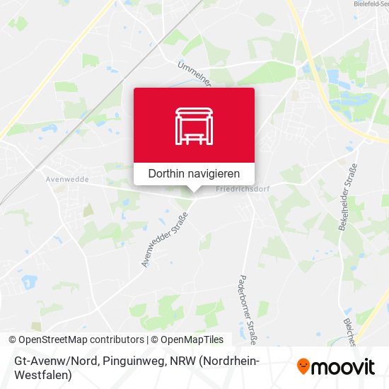 Gt-Avenw/Nord, Pinguinweg Karte