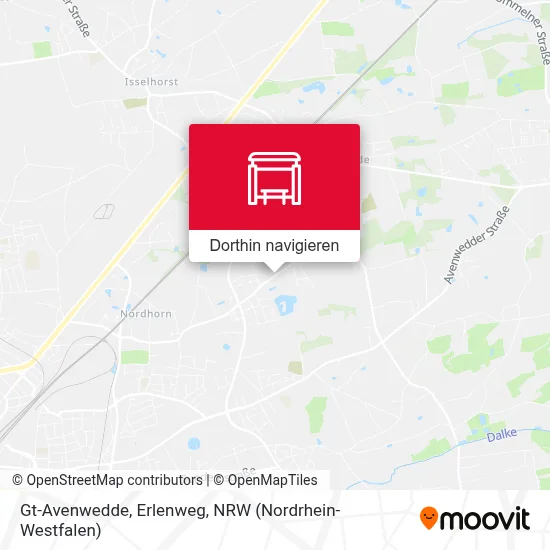 Gt-Avenwedde, Erlenweg Karte