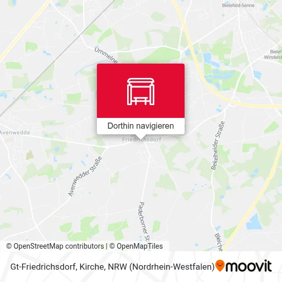 Gt-Friedrichsdorf, Kirche Karte