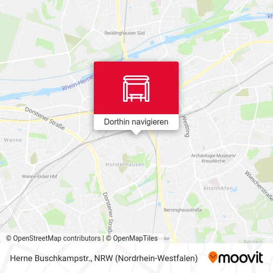 Herne Buschkampstr. Karte