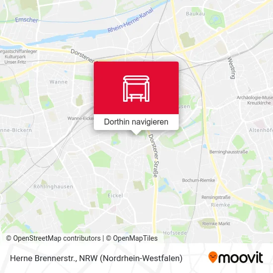 Herne Brennerstr. Karte