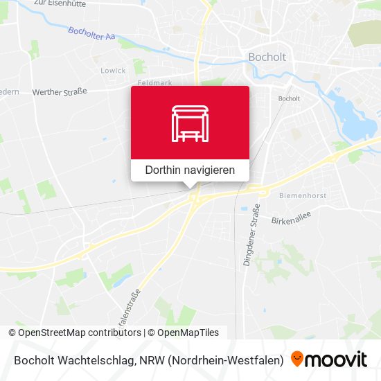 Bocholt Wachtelschlag Karte