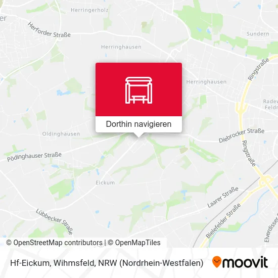 Hf-Eickum, Wihmsfeld Karte