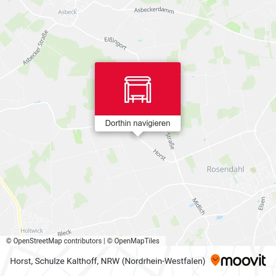 Horst, Schulze Kalthoff Karte