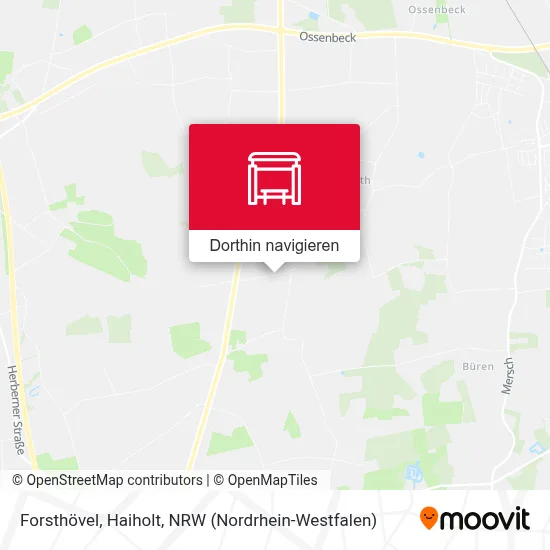 Forsthövel, Haiholt Karte