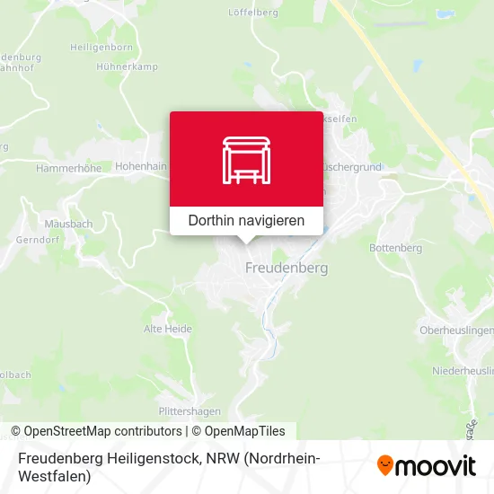Freudenberg Heiligenstock Karte