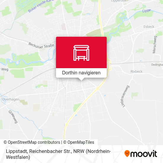 Lippstadt, Reichenbacher Str. Karte