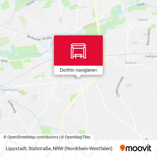 Lippstadt, Südstraße Karte