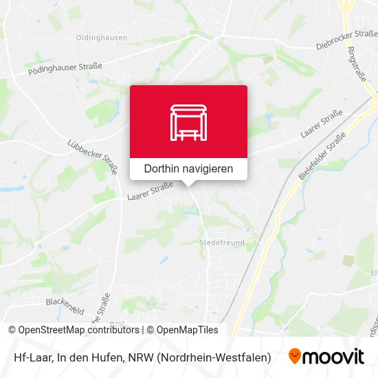 Hf-Laar, In den Hufen Karte