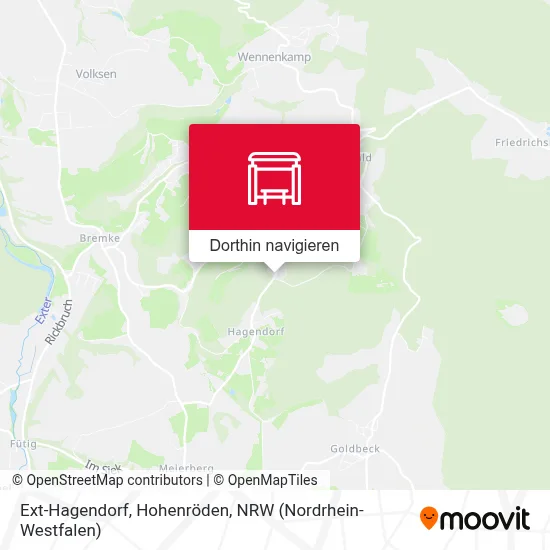 Ext-Hagendorf, Hohenröden Karte