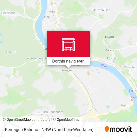 Remagen Bahnhof Karte