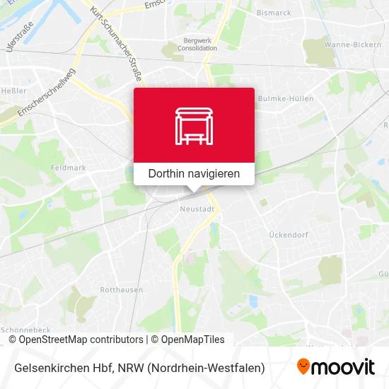 Gelsenkirchen Hbf Karte