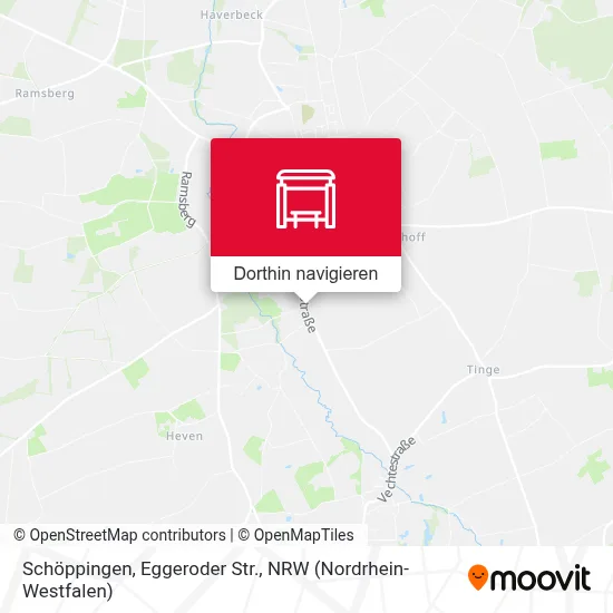 Schöppingen, Eggeroder Str. Karte