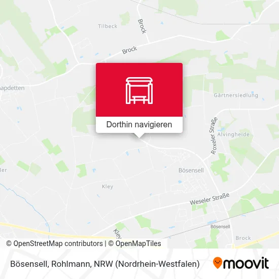 Bösensell, Rohlmann Karte