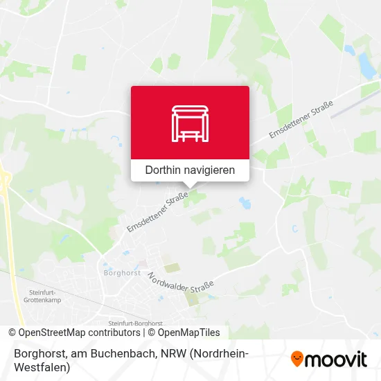 Borghorst, am Buchenbach Karte