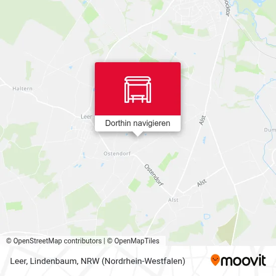 Leer, Lindenbaum Karte