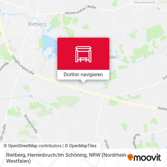 Rietberg, Herrenbruch / Im Schöning Karte