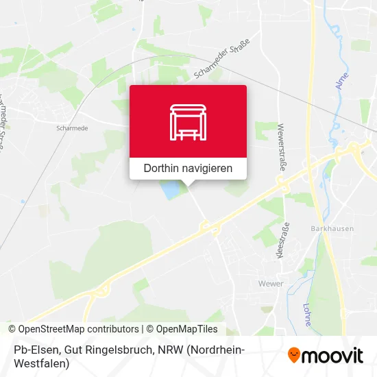 Pb-Elsen, Gut Ringelsbruch Karte