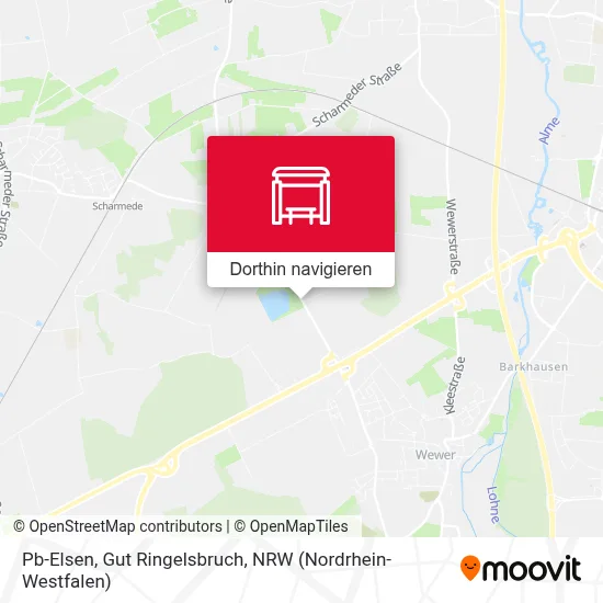 Pb-Elsen, Gut Ringelsbruch Karte