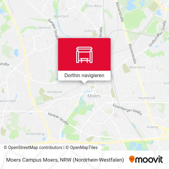 Moers Campus Moers Karte