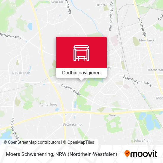 Moers Schwanenring Karte