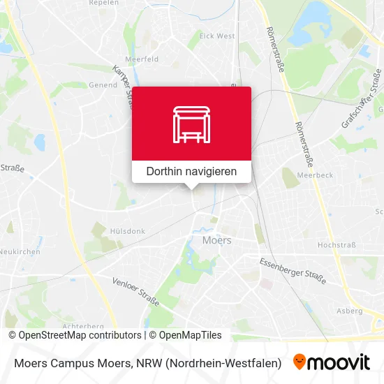 Moers Campus Moers Karte