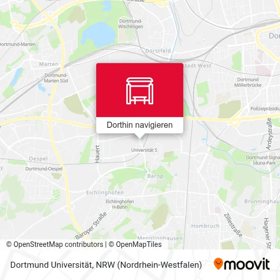 Dortmund Universität Karte