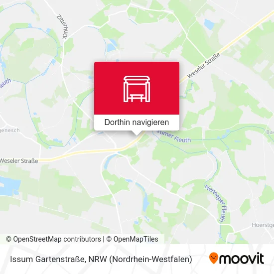 Issum Gartenstraße Karte