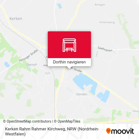 Kerken Rahm Rahmer Kirchweg Karte