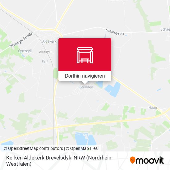 Kerken Aldekerk Drevelsdyk Karte